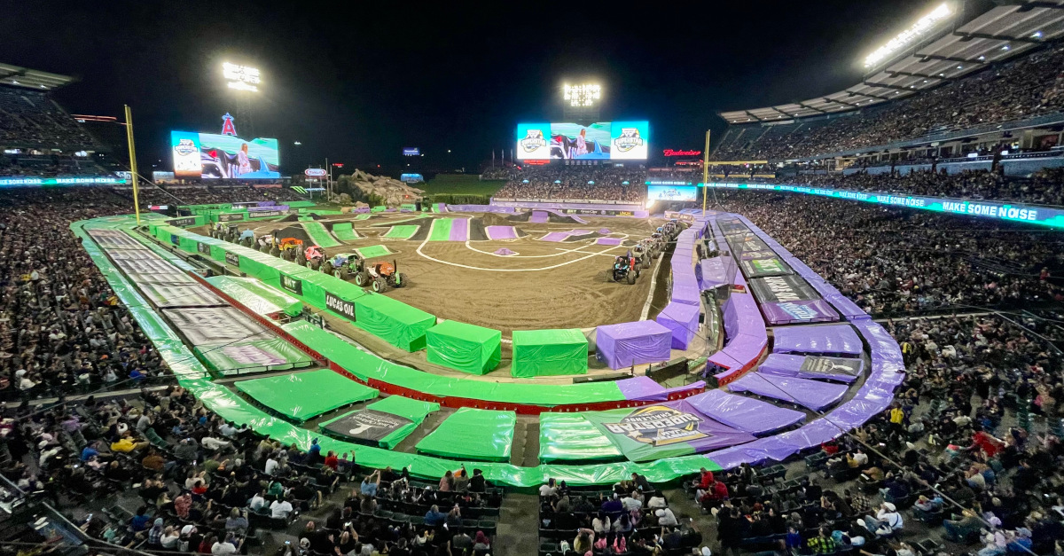 Photo of the venue for the Monster Jam Superstar Challenge